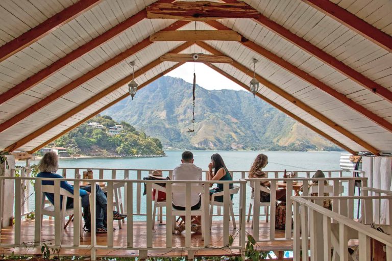 Restaurantes en el lago Atitlán