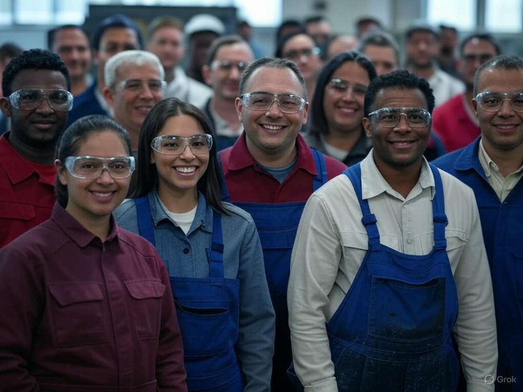 Empleados de fábrica
