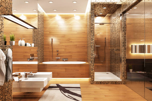 Iluminación: claridad uniforme para todo el baño