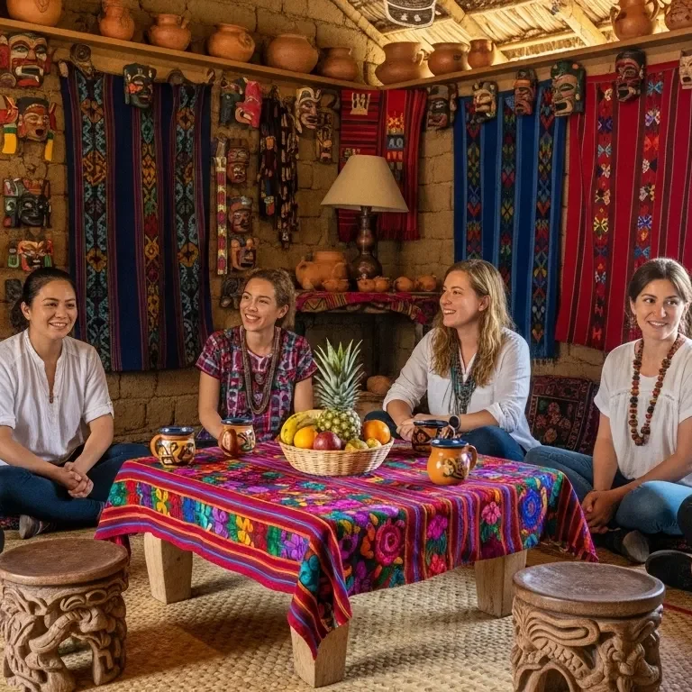 Turistas en hospedajes
